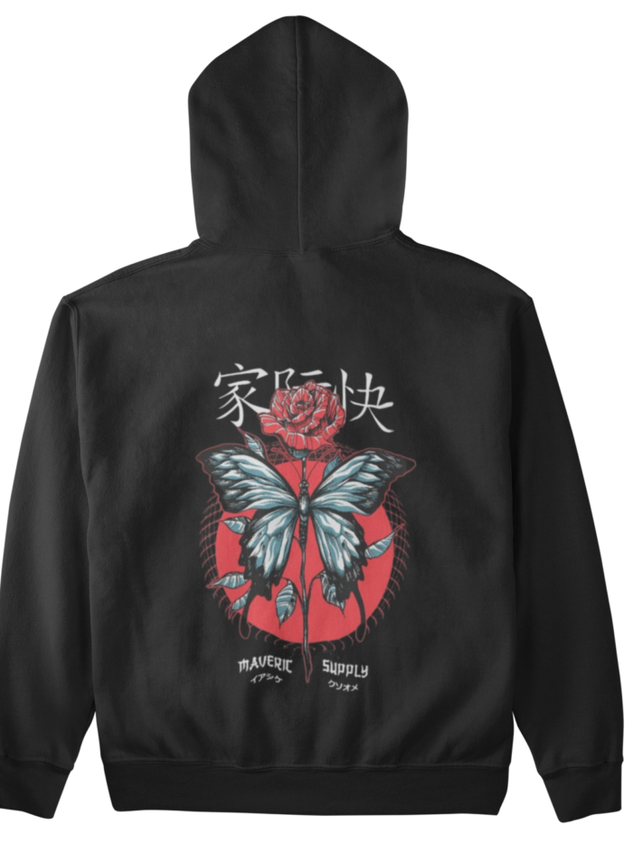 Butterfly or Rose Hoodie