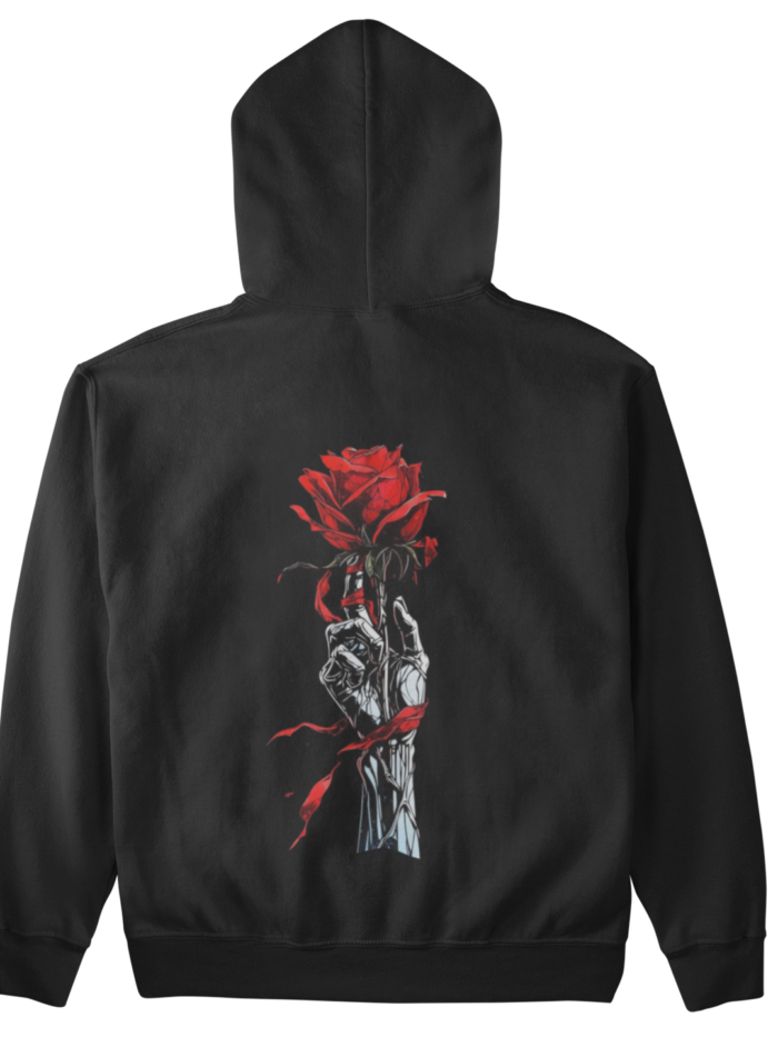 Skeleton Rose Hoodie