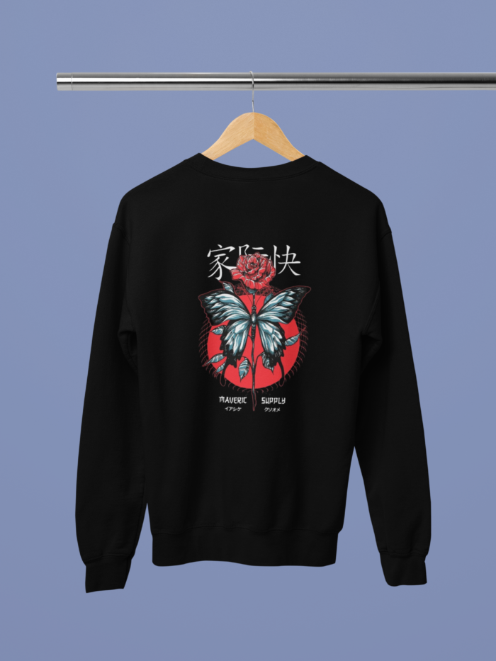 Butterfly or Rose Sweatshirt
